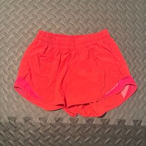 Lululemon Coral Athletic Shorts